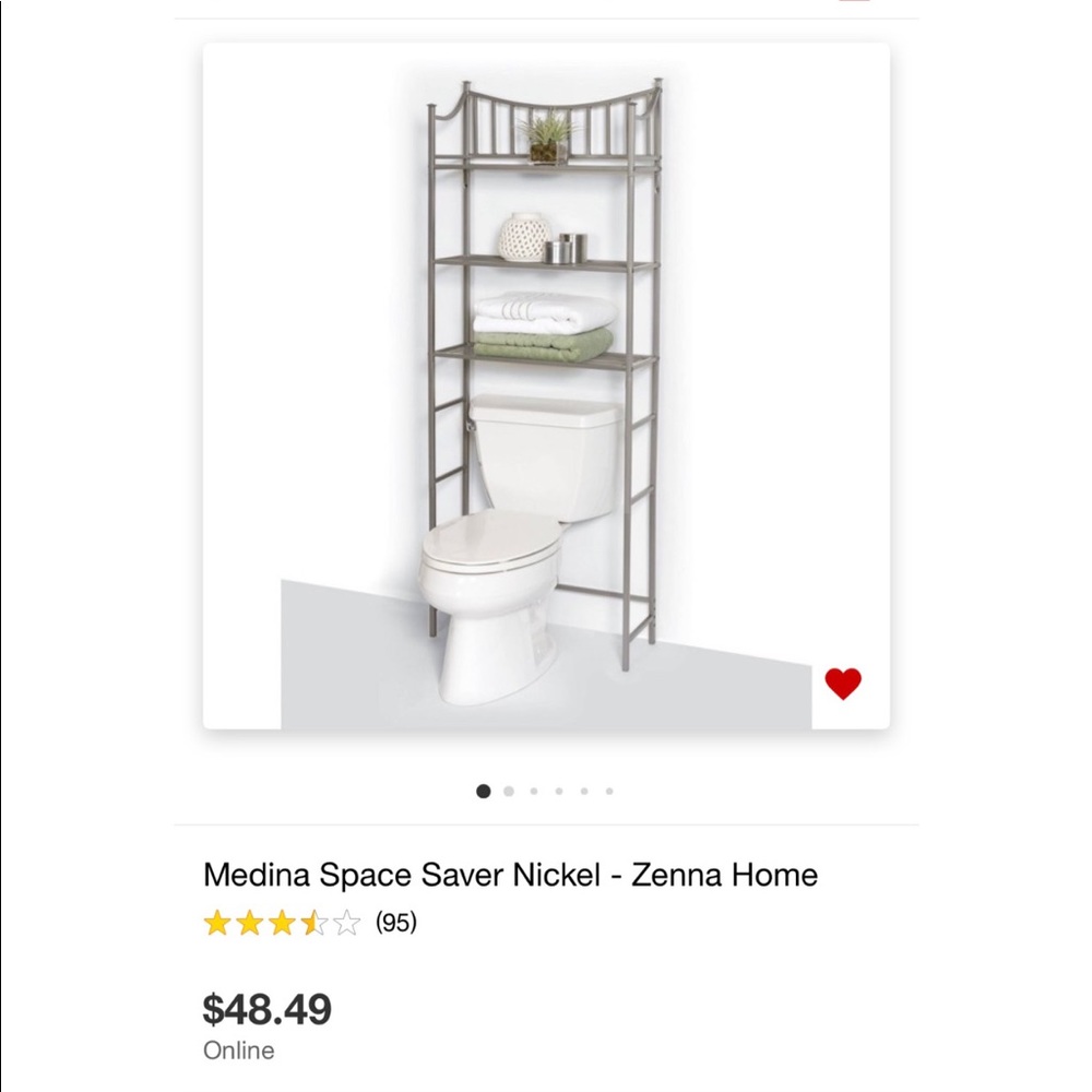 Target/ Zenna Home Over the Toilet Storage